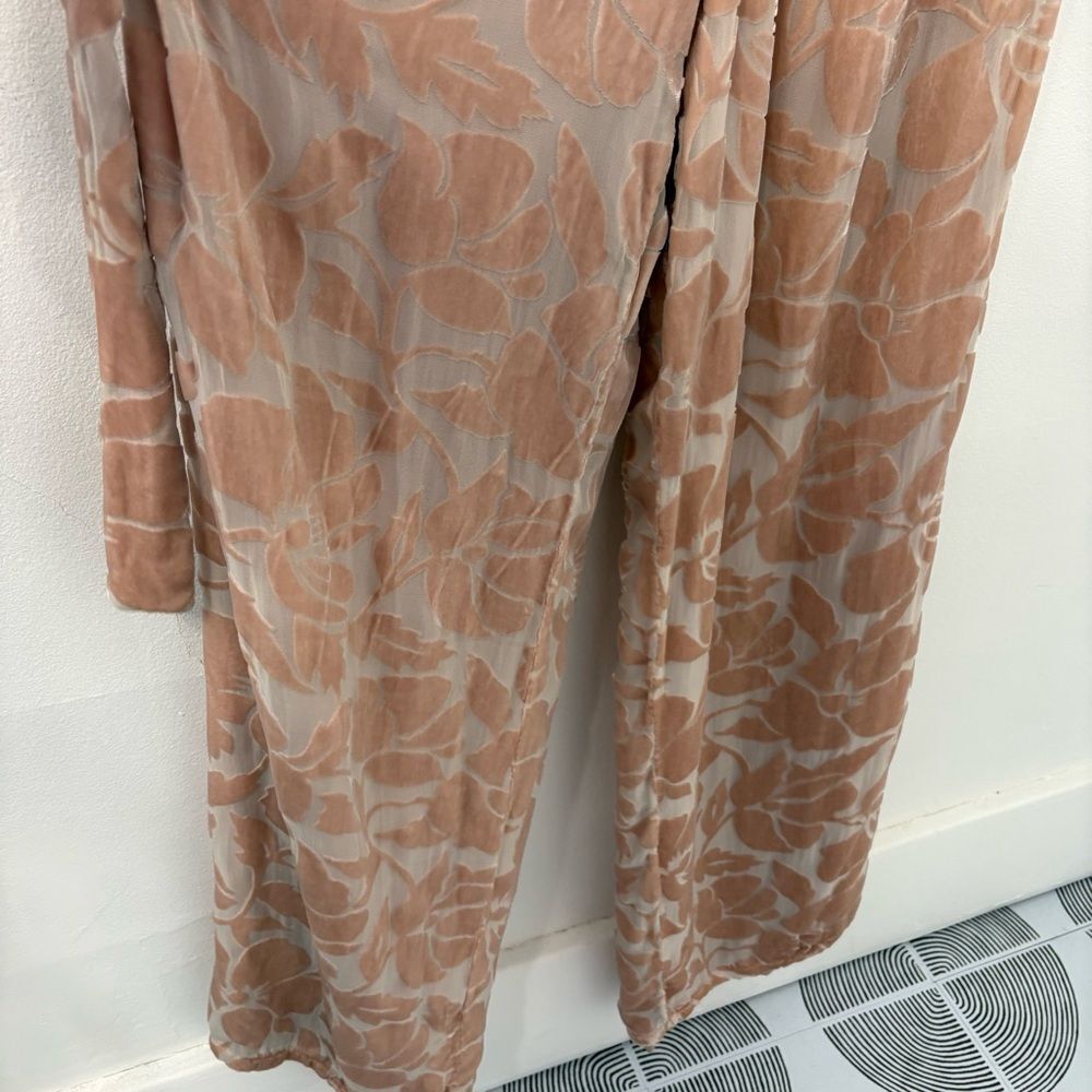 St John Resort 2018 Pink Powder Velvet Jumpsuit Sz 6 - Picture 4 of 10